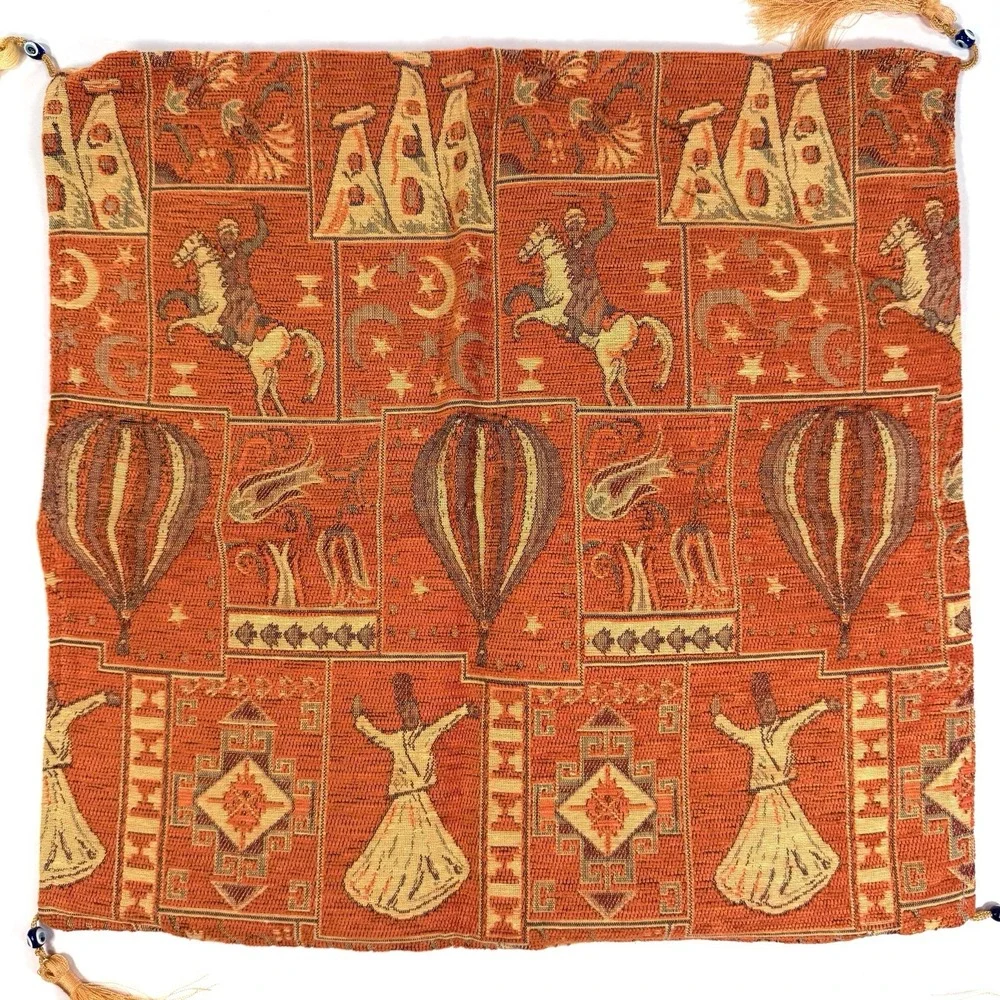 Turkish Cappadocia Tapestry Pillow Cover 18